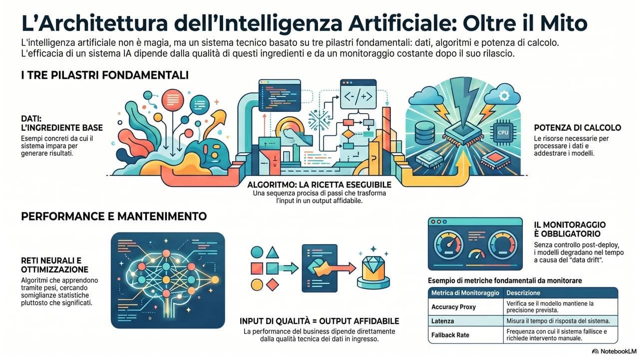 Anteprima infografica Come Funziona l'AI