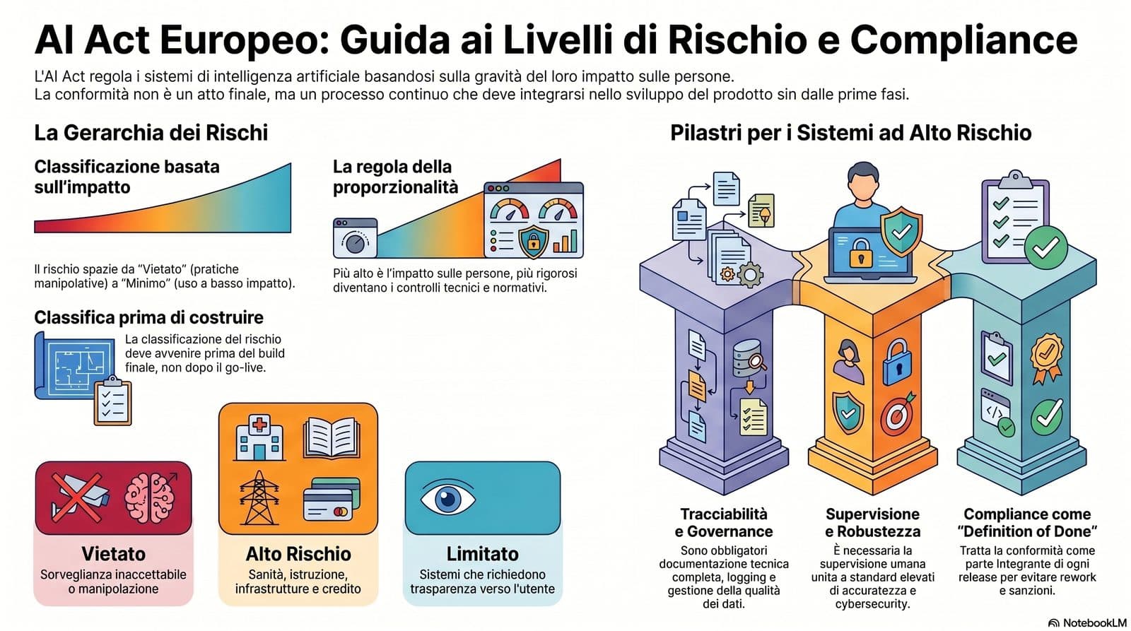 Anteprima infografica AI Act Europeo: Regolazione dell'AI