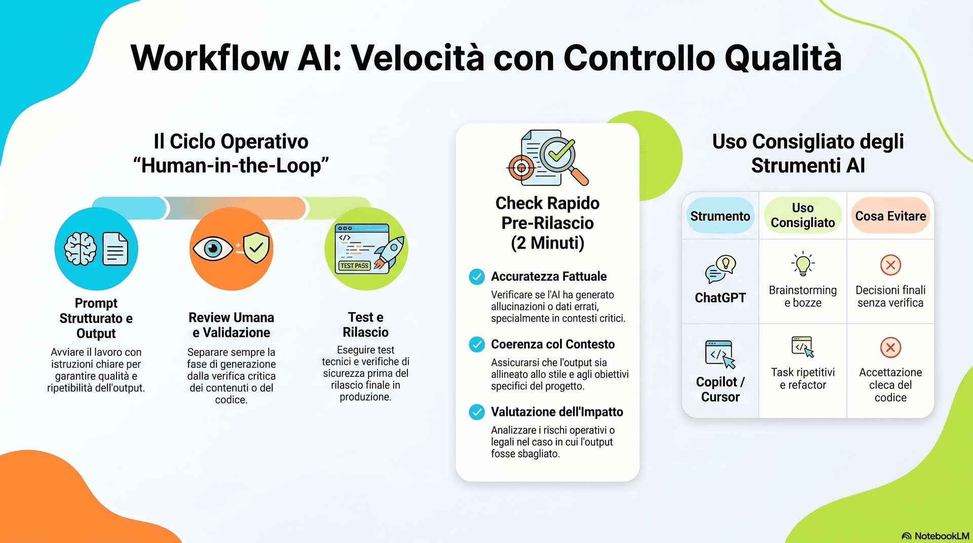 Anteprima infografica Strumenti Pratici: ChatGPT, Copilot e Tool Assistivi