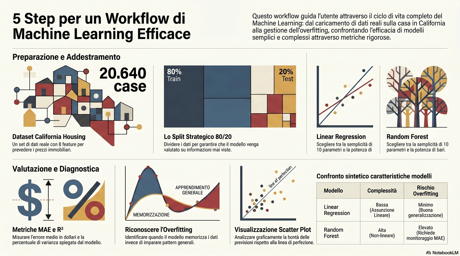 Infografica — ML Workflow 5 Step